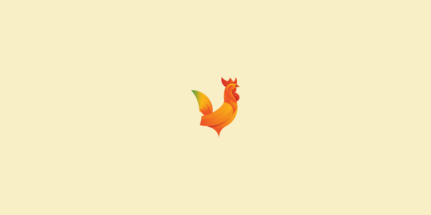 Rooster logo design - For Sale - Dainogo