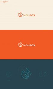 Moon Fox logo design - portfolio by DAINOGO