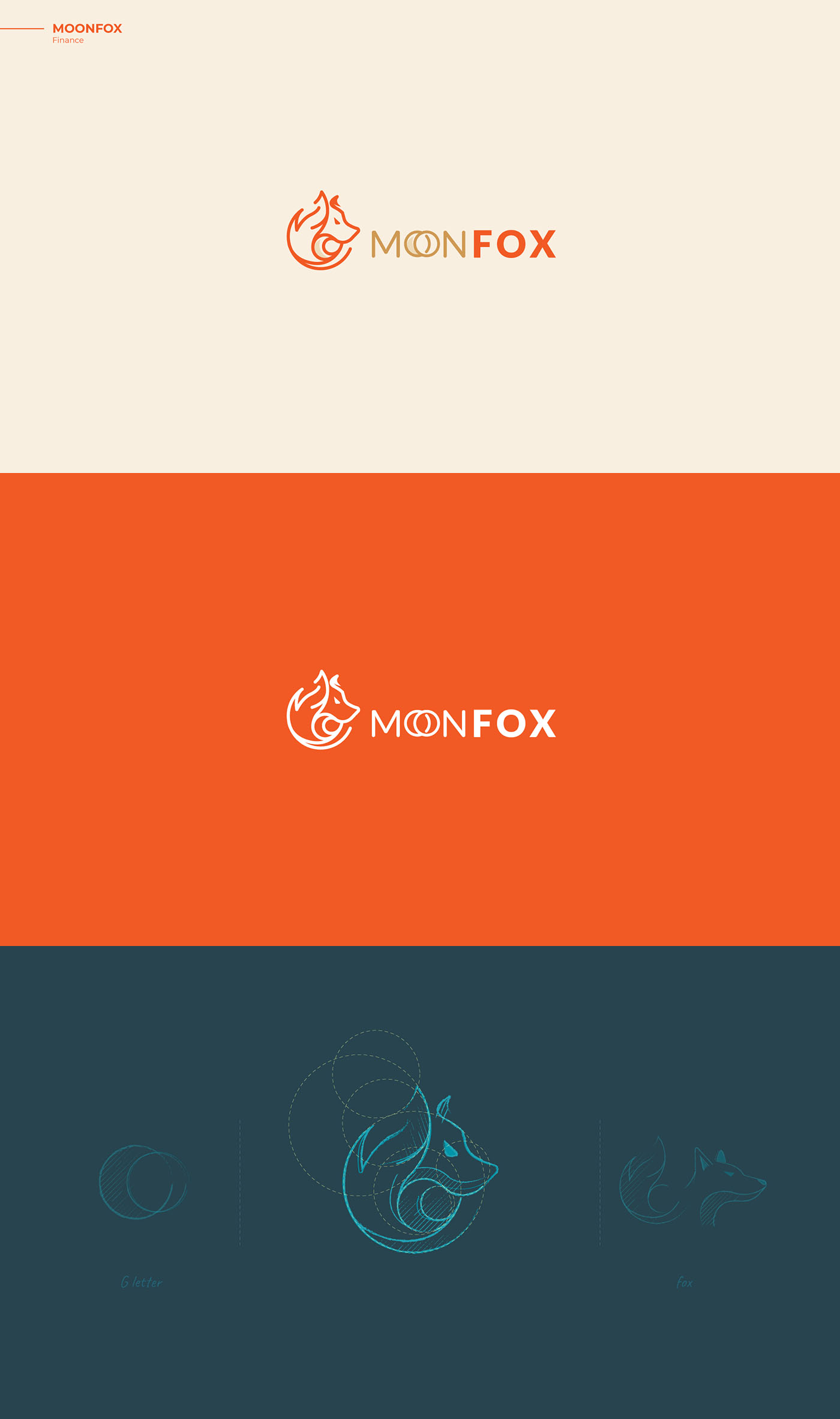 Moon Fox logo design - portfolio by DAINOGO