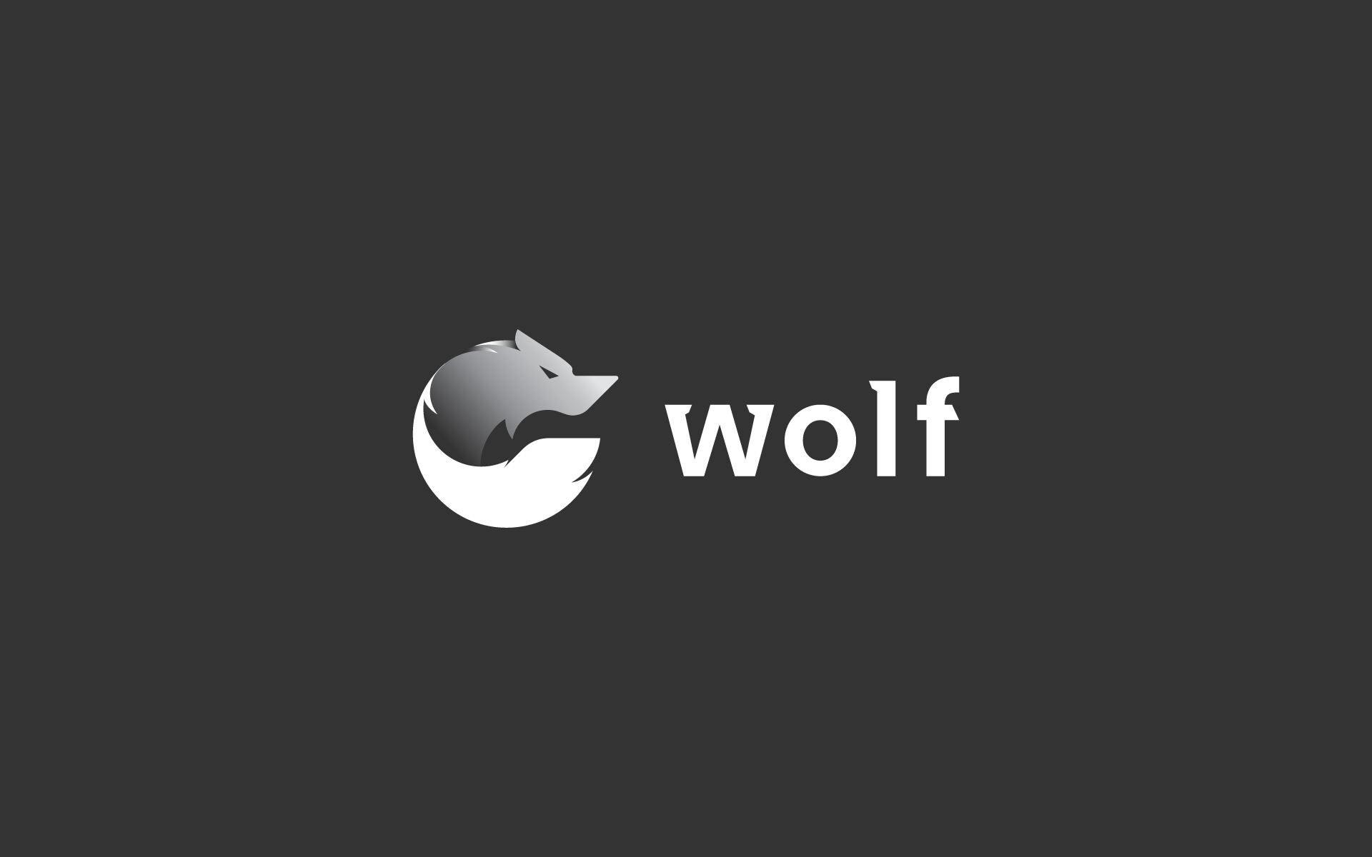 Logo for sale - wolf logo based on golden ratio