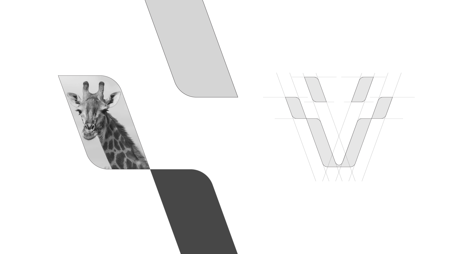 Giraffe logo idea and grid